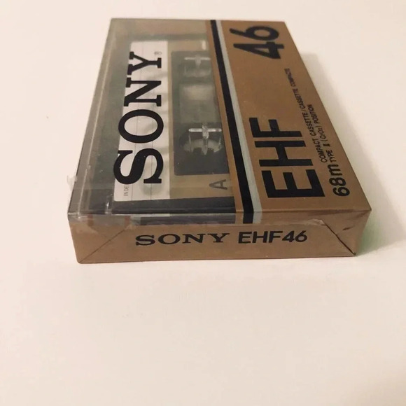 Sony  EHF 46 Blank Audio Cassette Tape Type II Position High Bias Japan Sealed - Picture 5 of 9